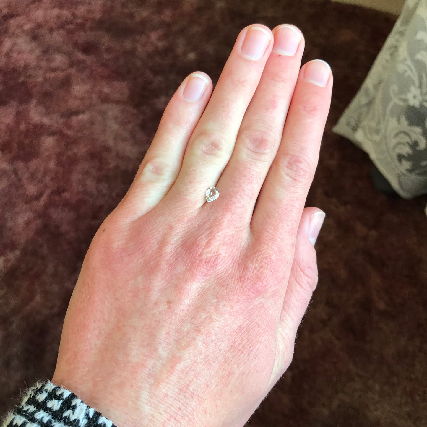 Natural Light Yellow Sapphire 6x4.7mm Pear Cut 0.61 carat Corundum Faceted Unmounted Gemstone Earth Mined