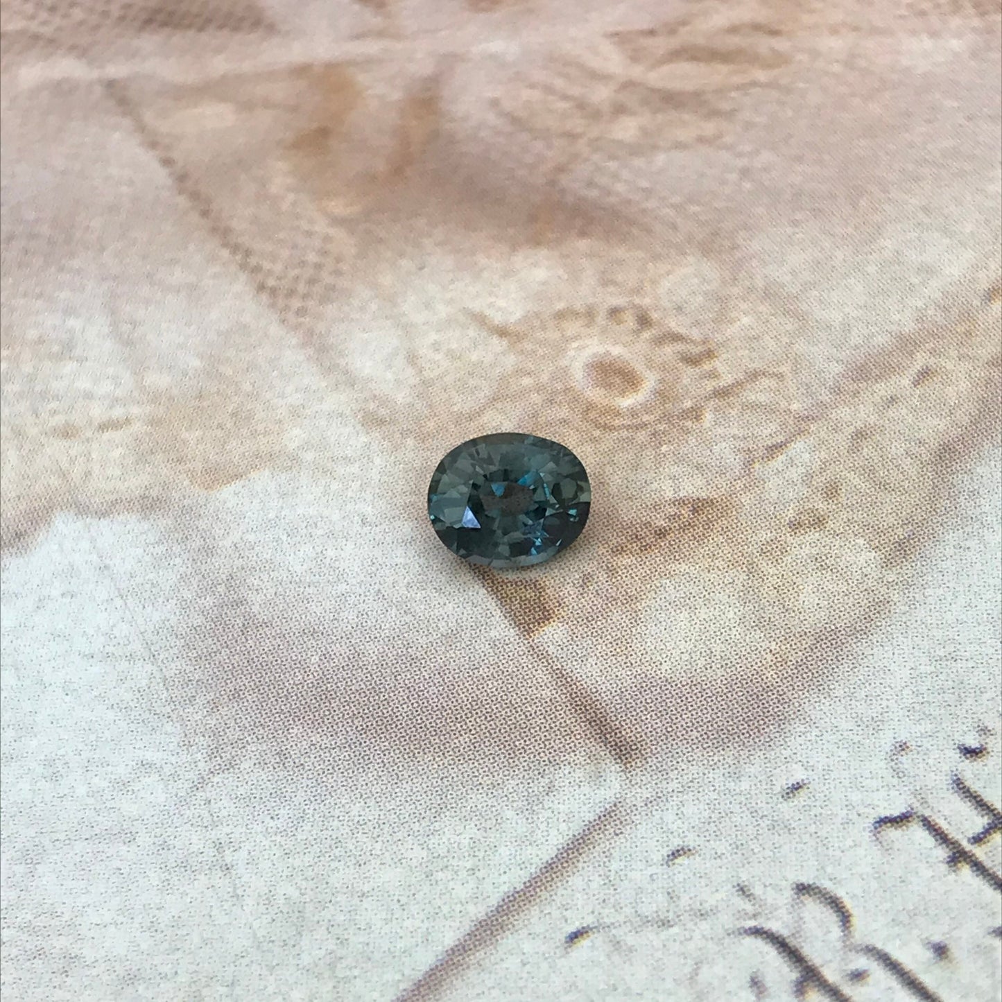 Color Change Natural Sapphire 6x5mm Oval 0.82 Carat - Purple Blue Green Gemstone - Corundum Gem Faceted Loose Unmounted