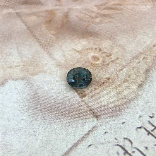 Color Change Natural Sapphire 6x5mm Oval 0.82 Carat - Purple Blue Green Gemstone - Corundum Gem Faceted Loose Unmounted