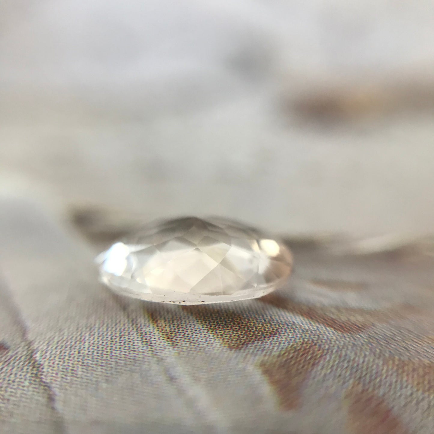 9x7mm Peachy Pink Morganite 1.32 Carat Oval Cut Peach Beryl For Engagement Ring Faceted Gem Loose Gemstone Unmounted Stone