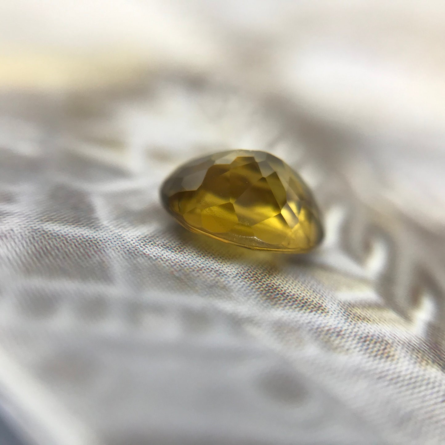 1.14 ct Natural Sphene 7x5mm Oval Cut, 1 carat Greenish Yellow Sphene, 1 carat Sphene, Loose Gemstone, Unmounted Stone, Earth Mined Gem