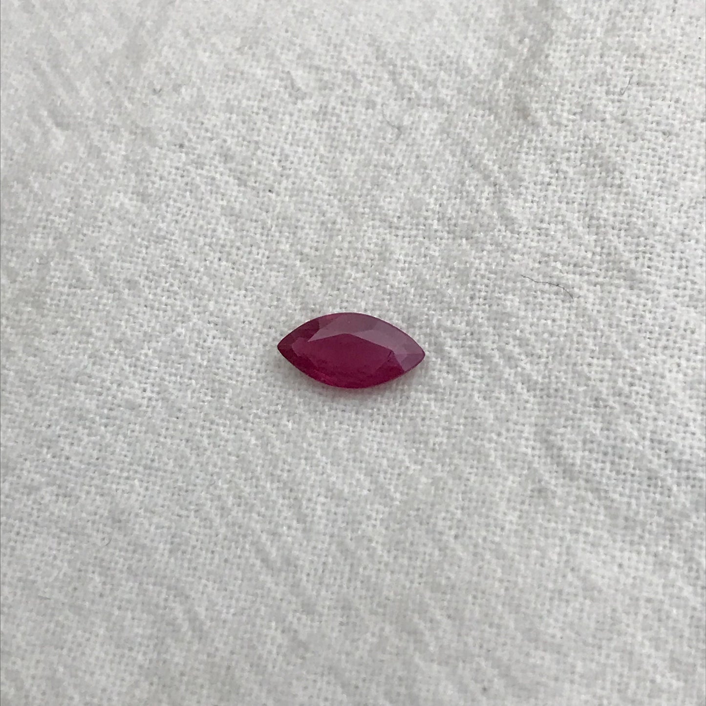 8x4mm Marquise Natural Ruby Heated with Residues 0.55 Carat Ruby, Loose Faceted July Birthstone Pink Red Ruby