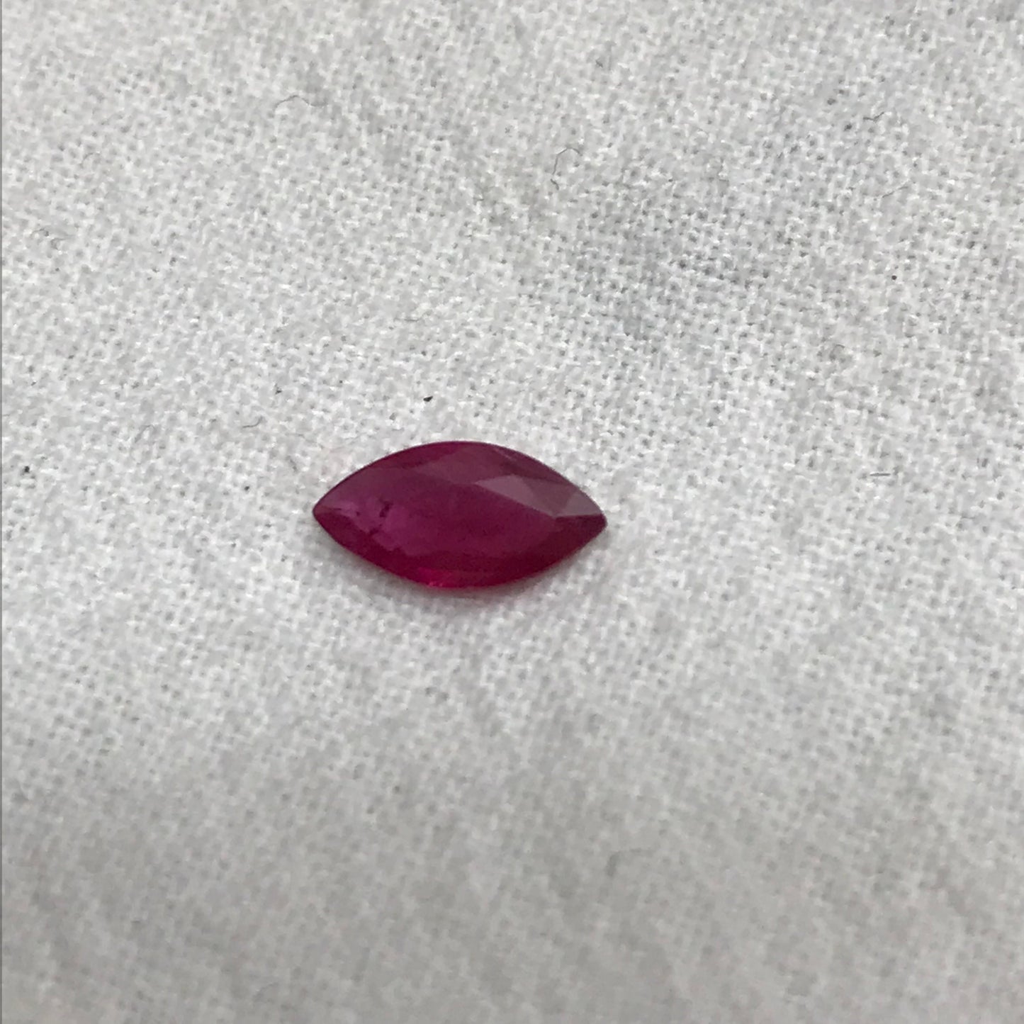 8x4mm Marquise Natural Ruby Heated with Residues 0.55 Carat Ruby, Loose Faceted July Birthstone Pink Red Ruby