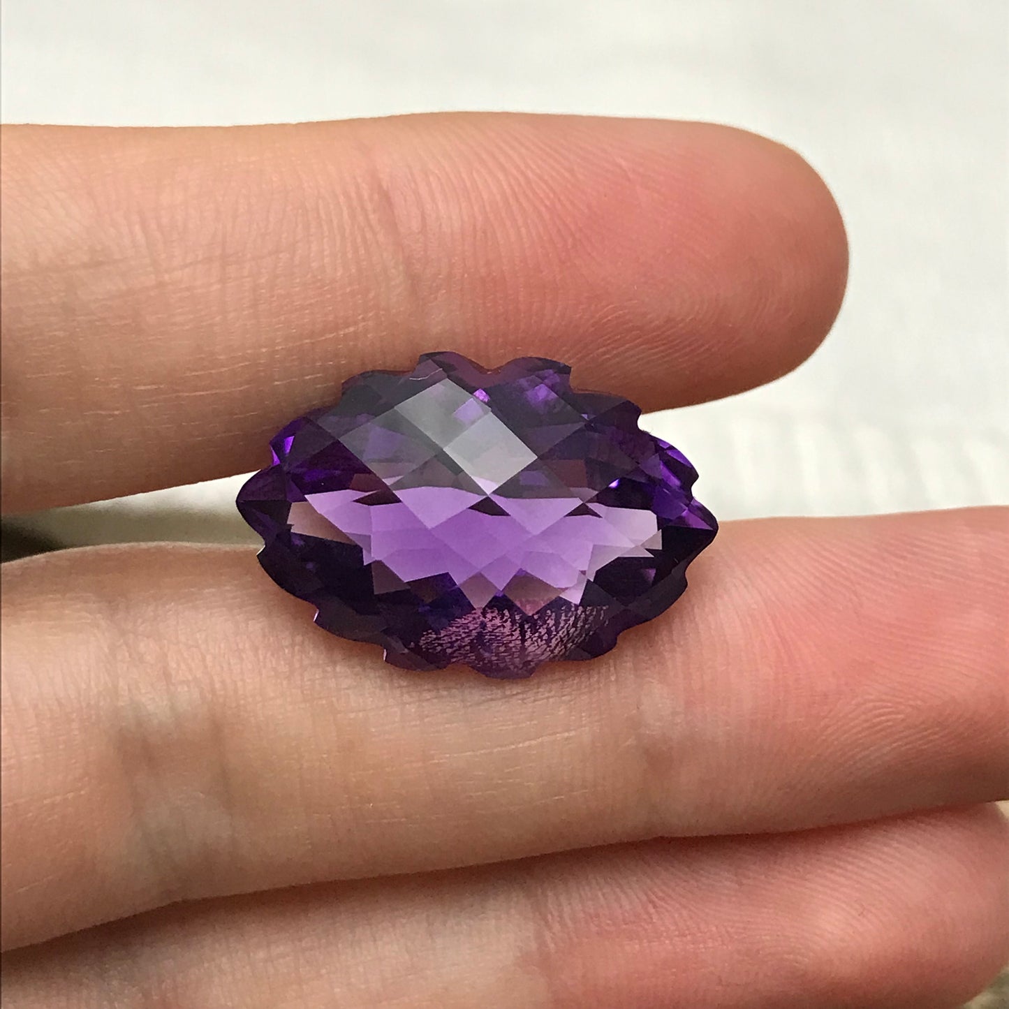 18 carat Purple Amethyst 22.5x15mm Fancy Marquise, Nice Cut Loose Natural Gem, Fancy cut Gemstone, Faceted, February Birthstone