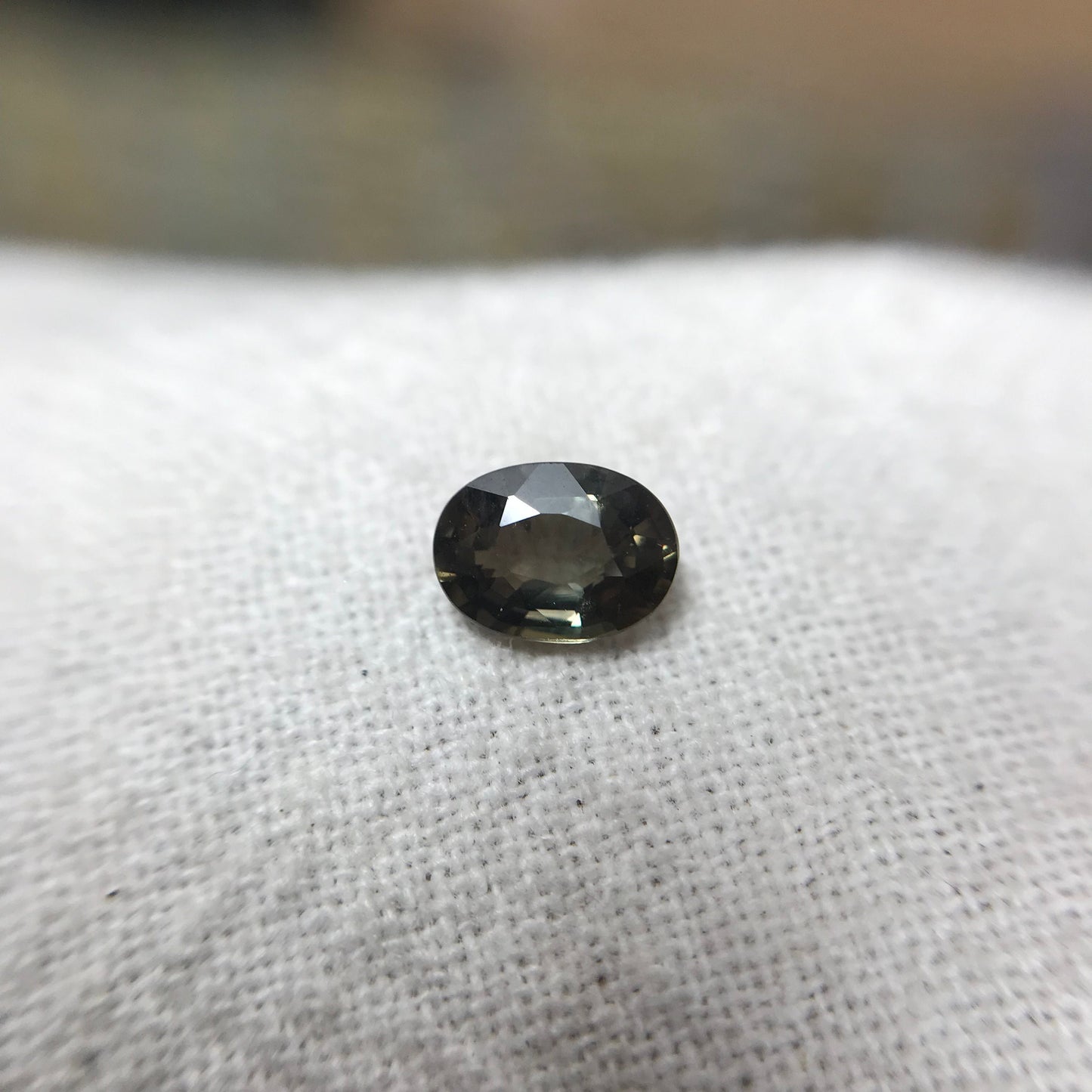 Purple Green Sapphire 5.5x4.0mm Oval Cut 0.50 Carat, Heat Treated, Natural Madagascar Sapphire, Faceted Loose Unmounted Corundum Gemstone