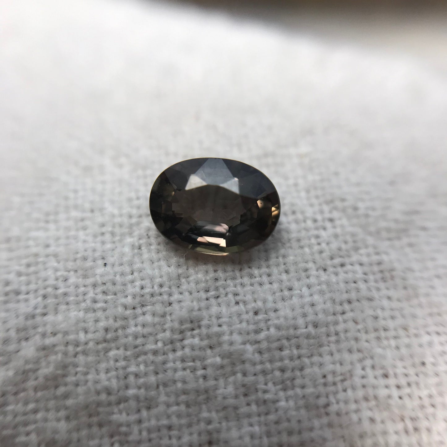 Purple Green Sapphire 5.5x4.0mm Oval Cut 0.50 Carat, Heat Treated, Natural Madagascar Sapphire, Faceted Loose Unmounted Corundum Gemstone