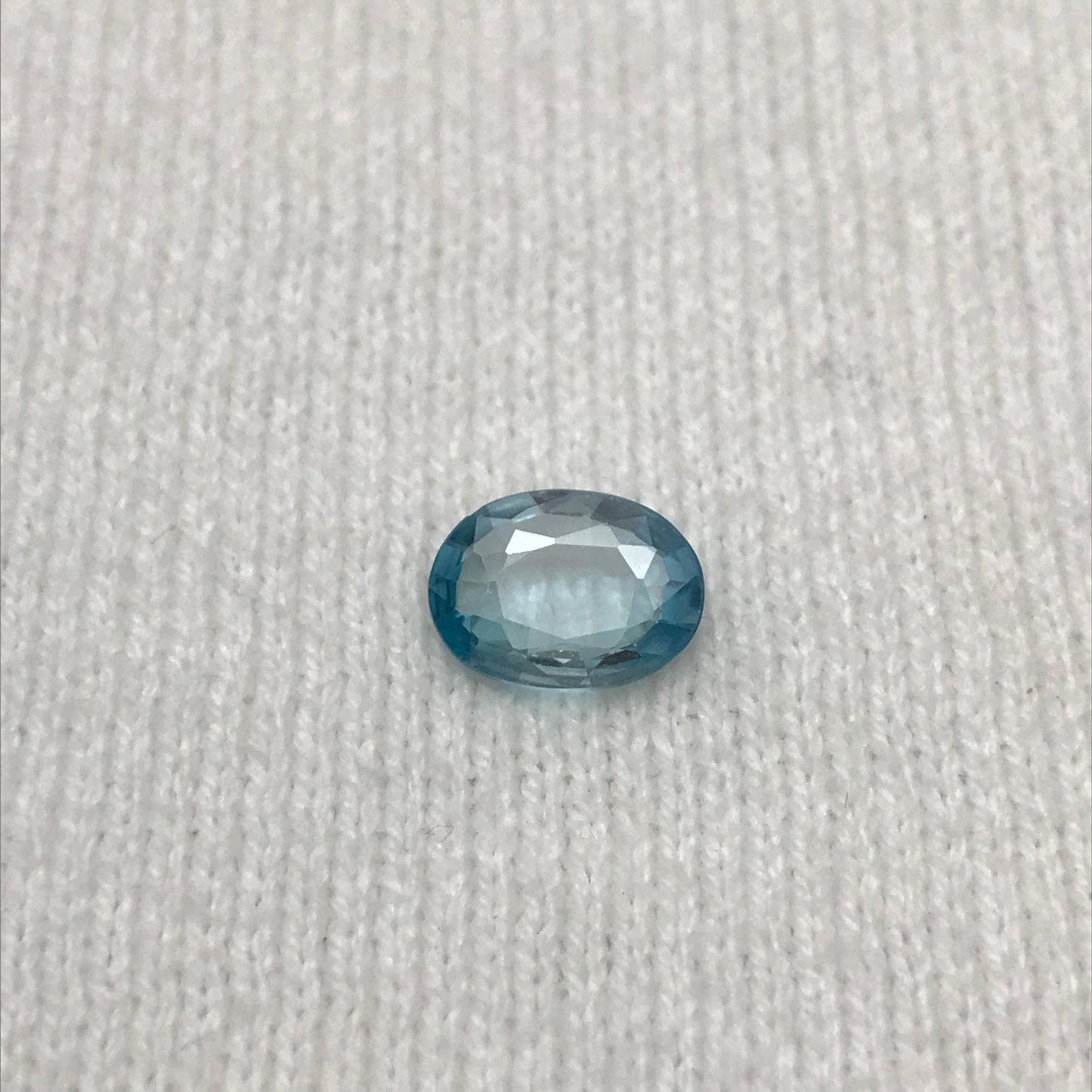2.48 carat Green Blue Zircon 10.2x7.6mm Oval Loose Gemstone Unmounted, Sea Blue Zircon, December Birthstone, 10x7.5mmNatural Loose Zircon