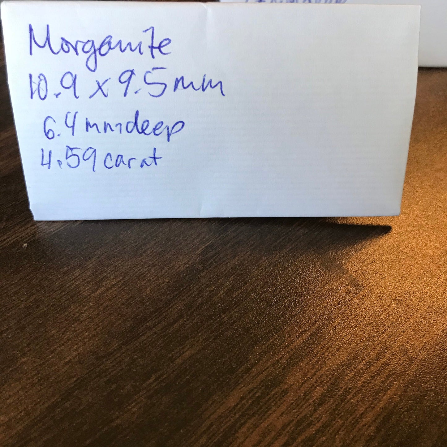 4.6 Ct Light Peach Morganite 11x9.5mm Oval Cut, Included Pink Beryl For Custom Jewelry Faceted Loose Blush Stone