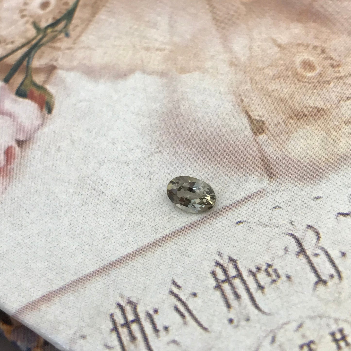 Natural Sapphire 5.6x3.7mm Oval Cut 0.49 Carat, Heat Treated, Natural Sapphire, Faceted Loose Unmounted Corundum Gemstone- Purple Green