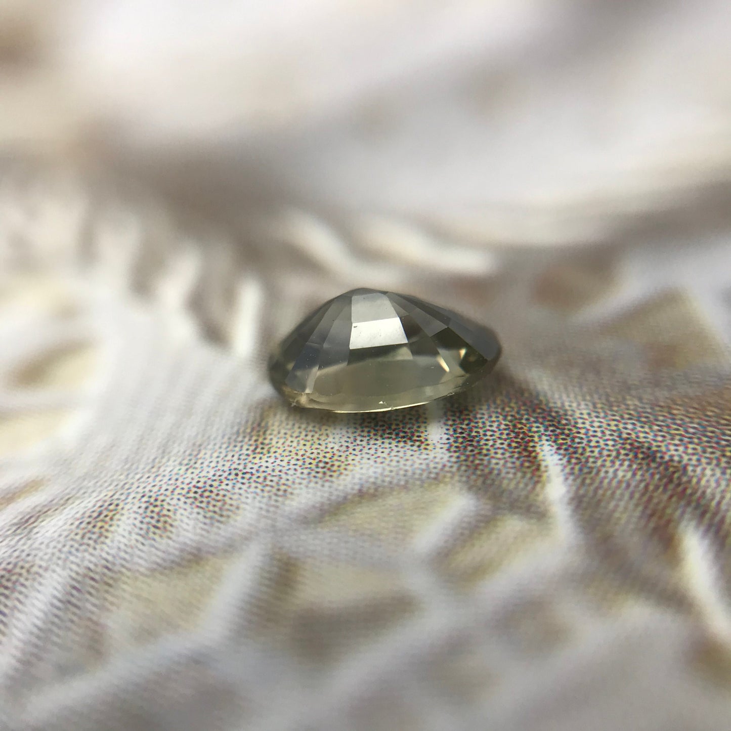 Natural Sapphire 5.6x3.7mm Oval Cut 0.49 Carat, Heat Treated, Natural Sapphire, Faceted Loose Unmounted Corundum Gemstone- Purple Green