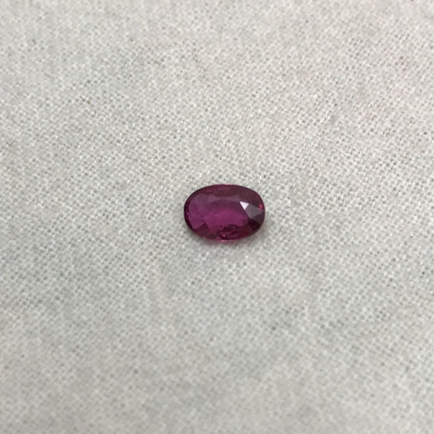 0.56 Carat Natural Ruby 6x4mm Oval Cut, Loose Gemstone Faceted Gem Corundum, July Birthstone, VVS