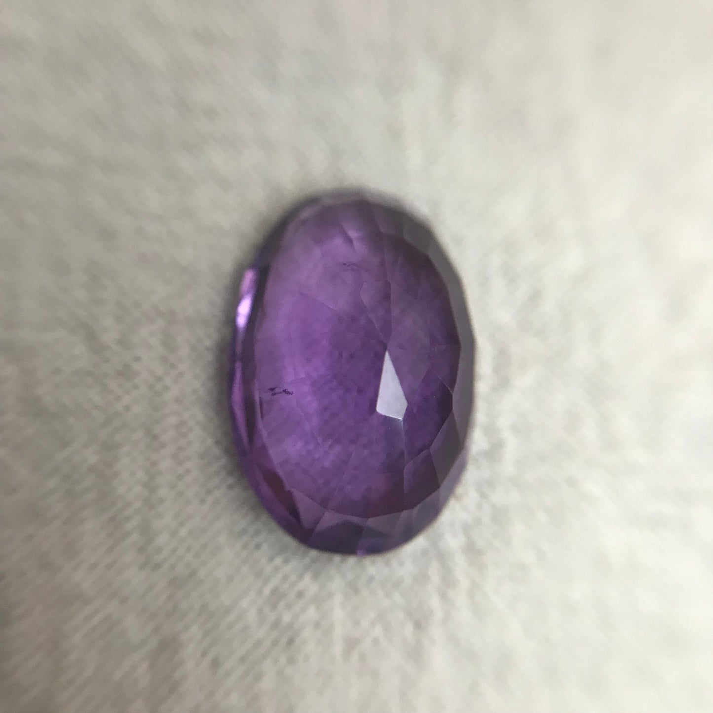 Purple Natural Amethyst 5.09 Carat, 14x9.6mm Oval Cut, Faceted Loose Rich Purple Amethyst, Purple Quartz, February Birthstone