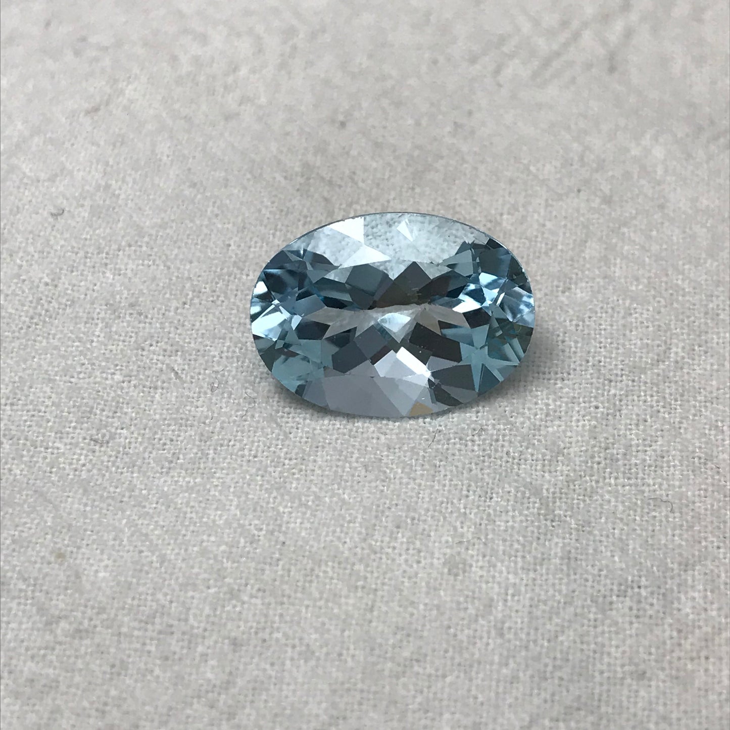 18x13mm Light Blue Topaz 14.96 carat Oval Cut Loose, Gemstone Blue Topaz, Faceted Blue Topaz, December Birthstone