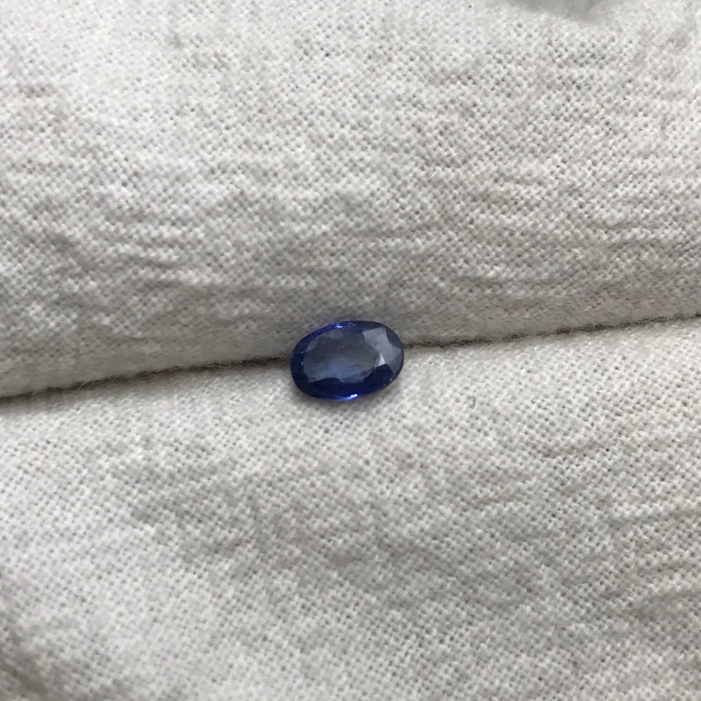6x4mm Natural Blue Sapphire 0.46 carat Oval cut