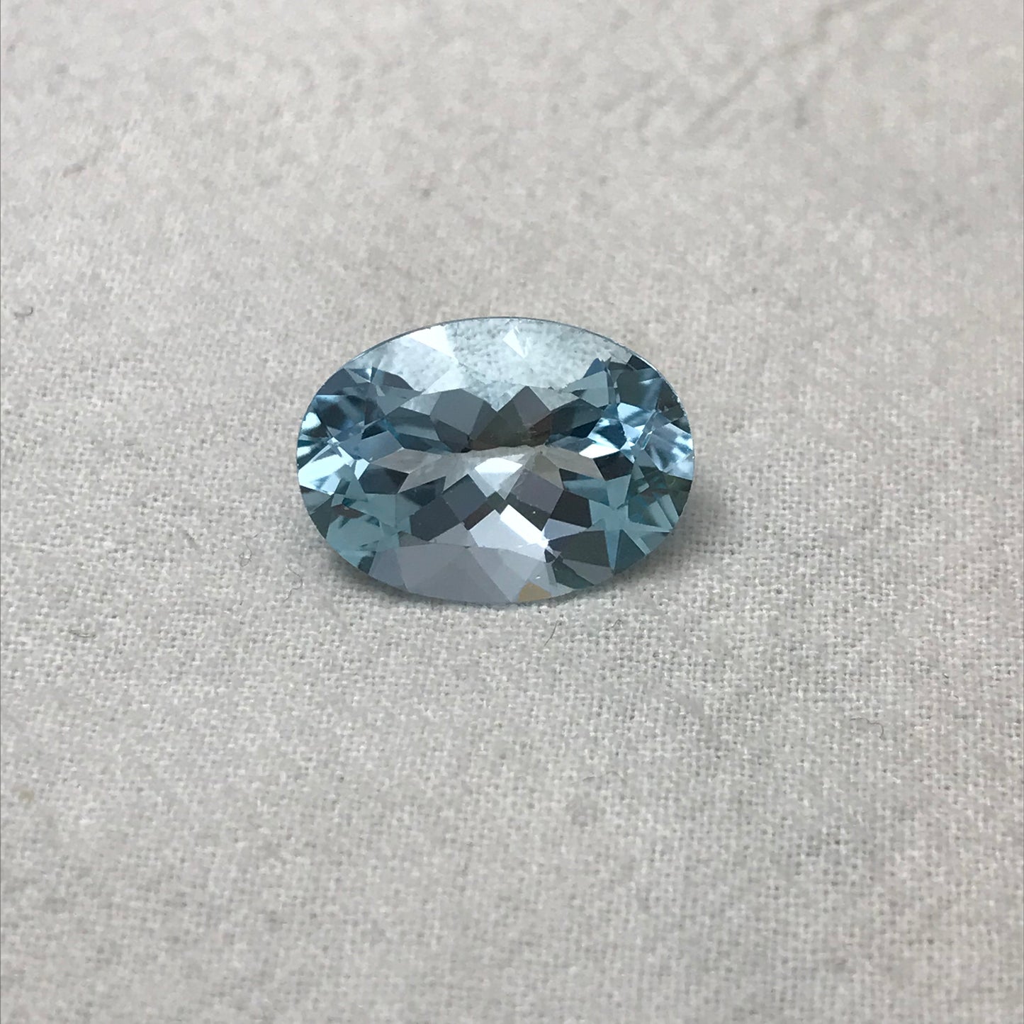 18x13mm Light Blue Topaz 14.96 carat Oval Cut Loose, Gemstone Blue Topaz, Faceted Blue Topaz, December Birthstone