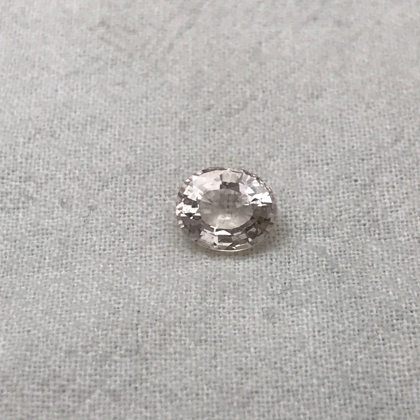 1.60 carat Morganite 8.2x6.8mm Oval Cut, Peachy Pink Morganite, Approx. 8x7mm Oval