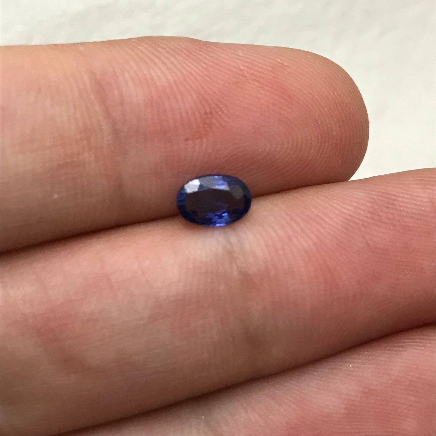 6x4mm Natural Blue Sapphire 0.46 carat Oval cut