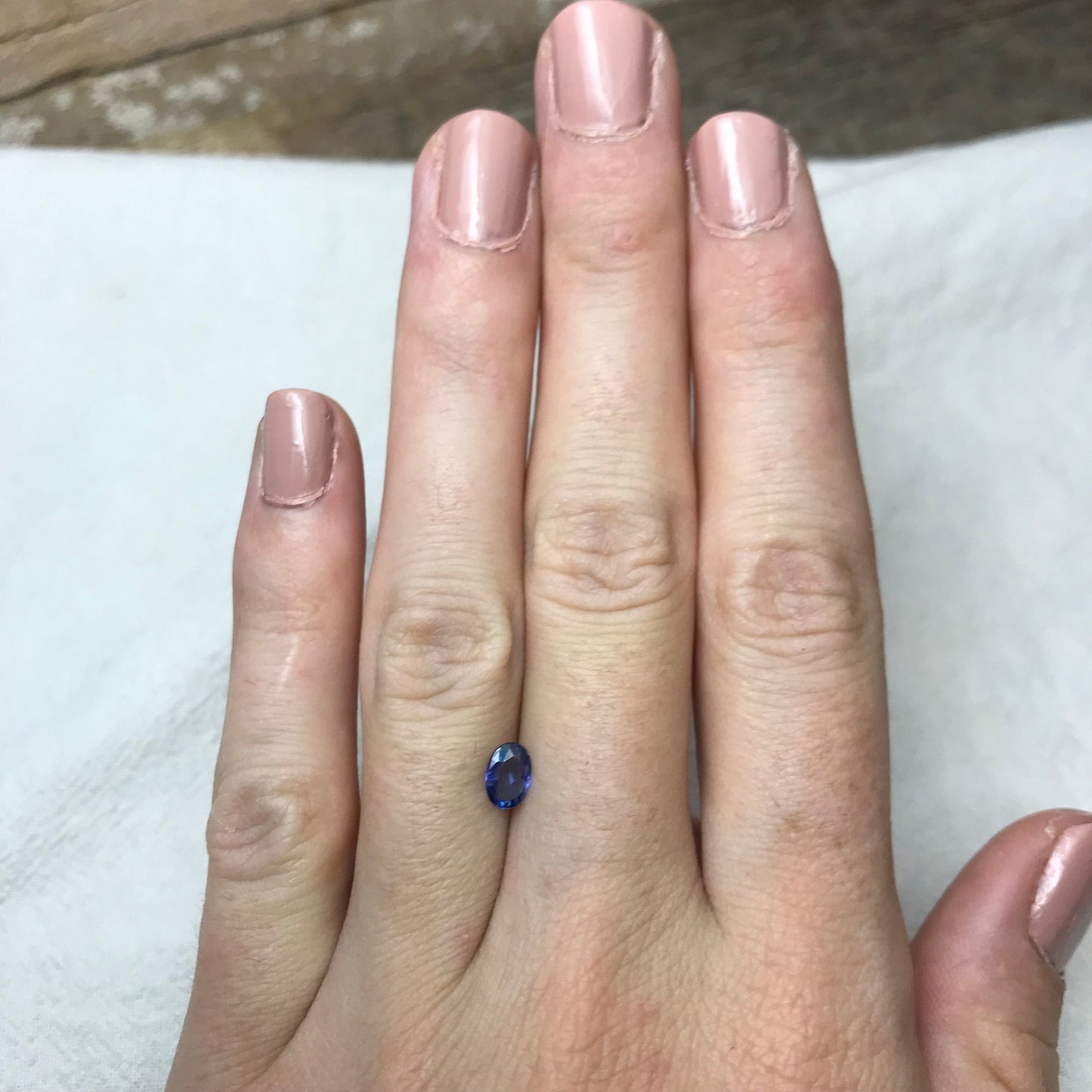 6x4mm Natural Blue Sapphire 0.46 carat Oval cut