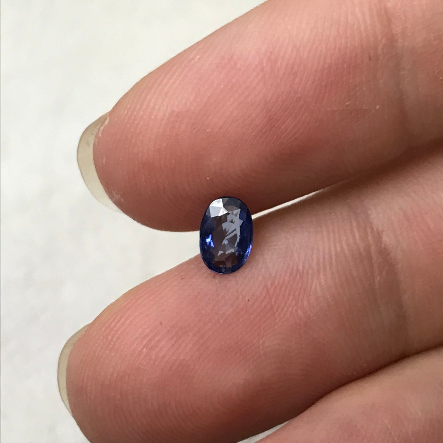 6x4mm Natural Blue Sapphire 0.46 carat Oval cut