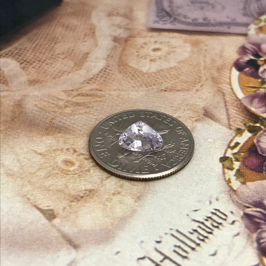 Natural Purple Sapphire 0.98 carat 5x7 mm Fat Pear Cut, Faceted Loose Gemstone Light Purple Unmounted Gem