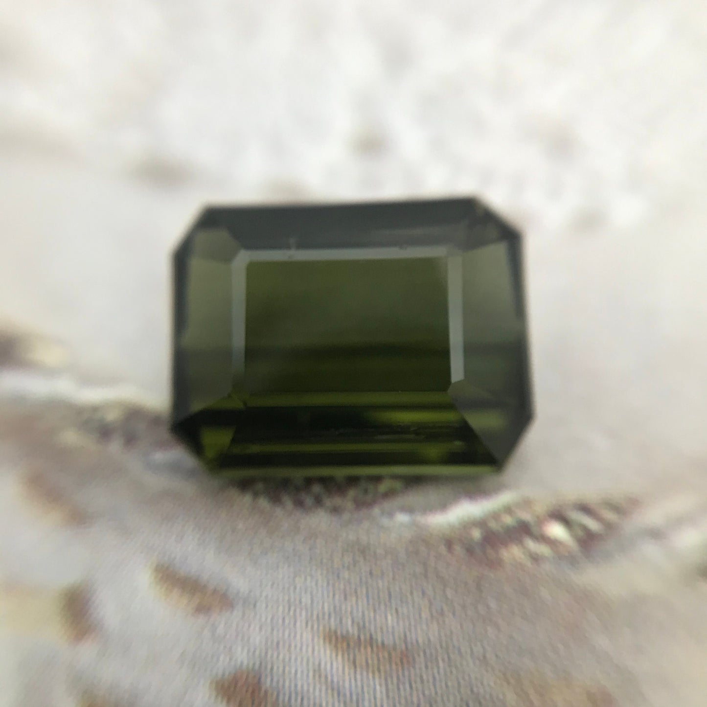 Natural Green Tourmaline 4.74 carat, 11.5x9mm Octagon Cut Faceted Loose Unmounted Gem Gemstone Earth Mined Genuine