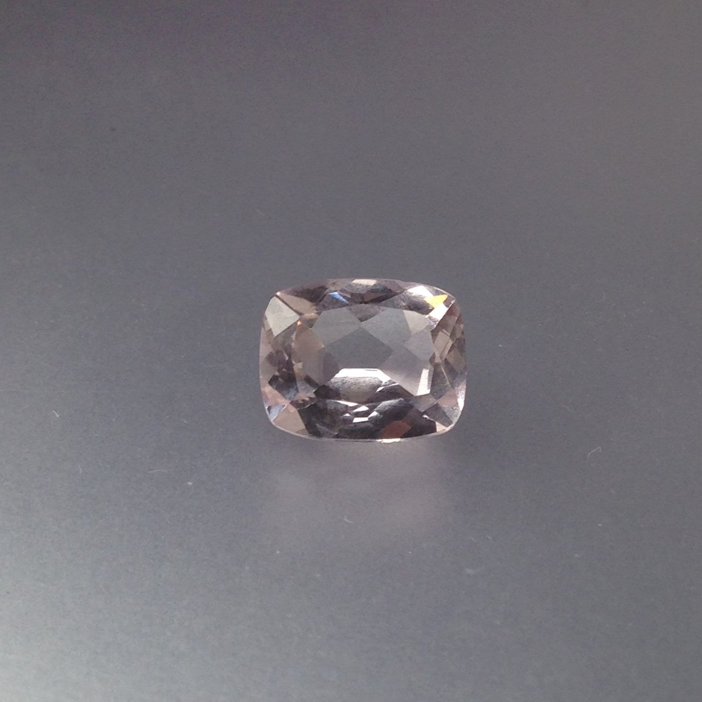 Morganite 10x8mm 2.75 Cushion Rectangle Cut Purplish Pink Loose Gem Unmounted Gemstone