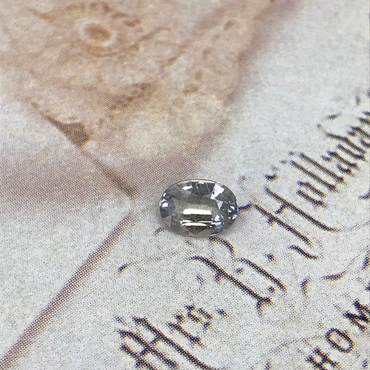 Color Change Natural Sapphire 6x4.4 mm Oval 0.73 Carat - Light Purple to Green Gemstone - Corundum Gem Faceted Loose Unmounted