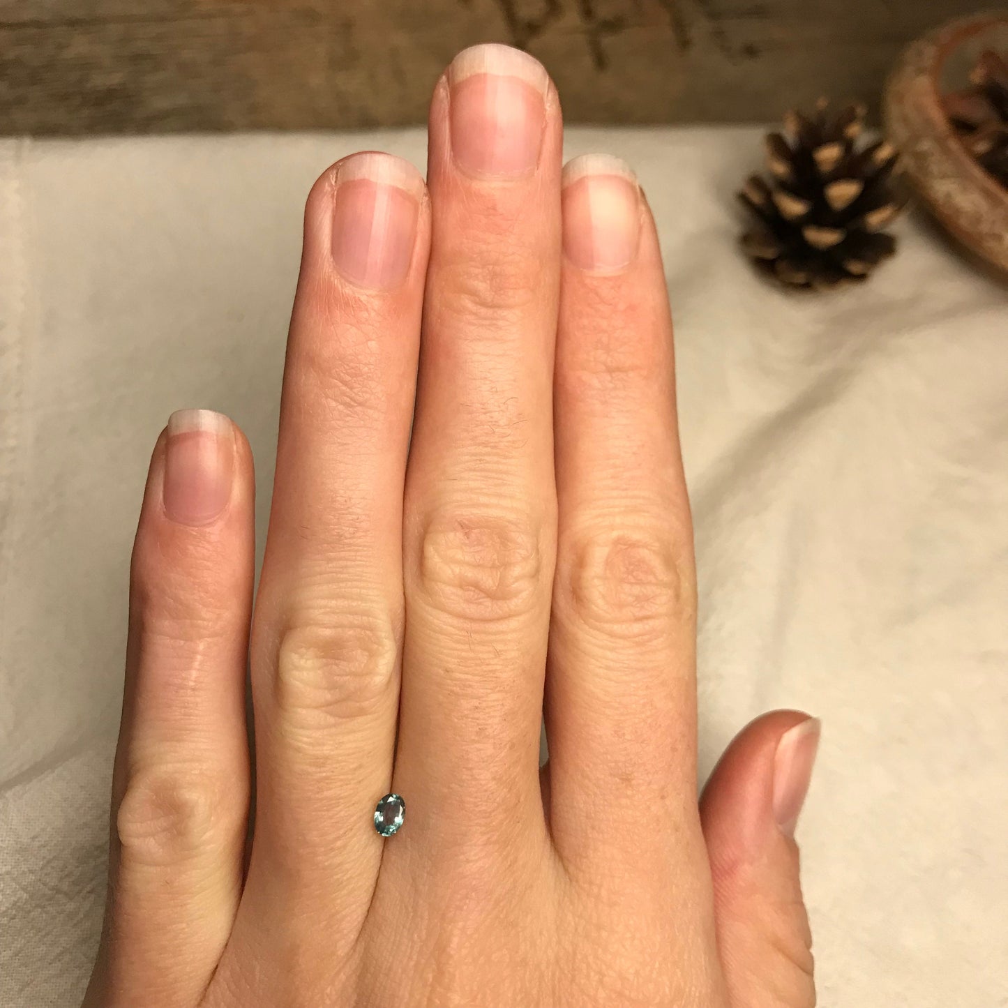 0.24 ct Natural Alexandrite 4.3x3.1mm Green Violet Loose Real Gemstone Faceted Gem Rare Carat Color Change Oval