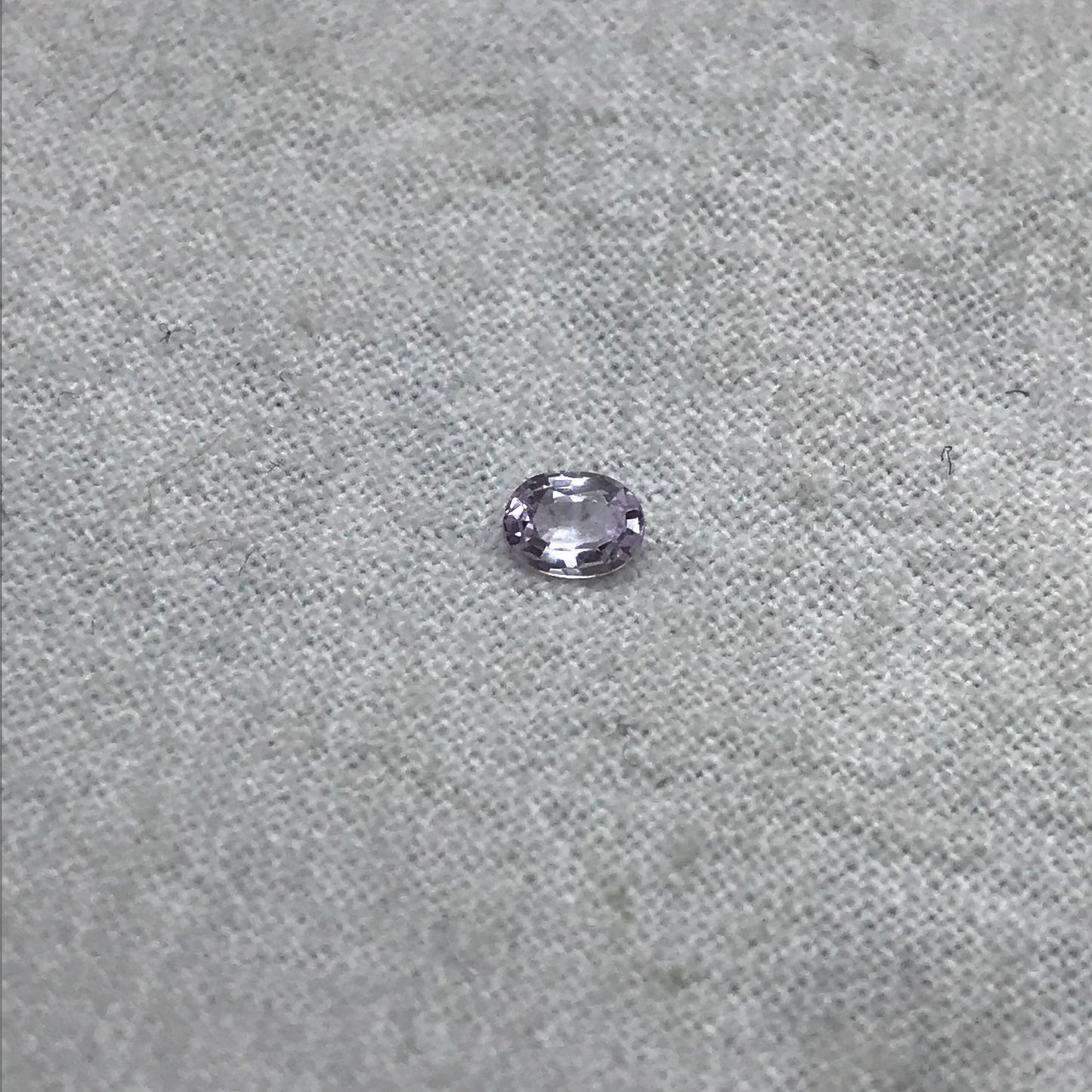 4x3mm Natural Light Pink Sapphire 0.21 Carats Oval Cut Faceted Loose Heated, Earth Mined Sapphire