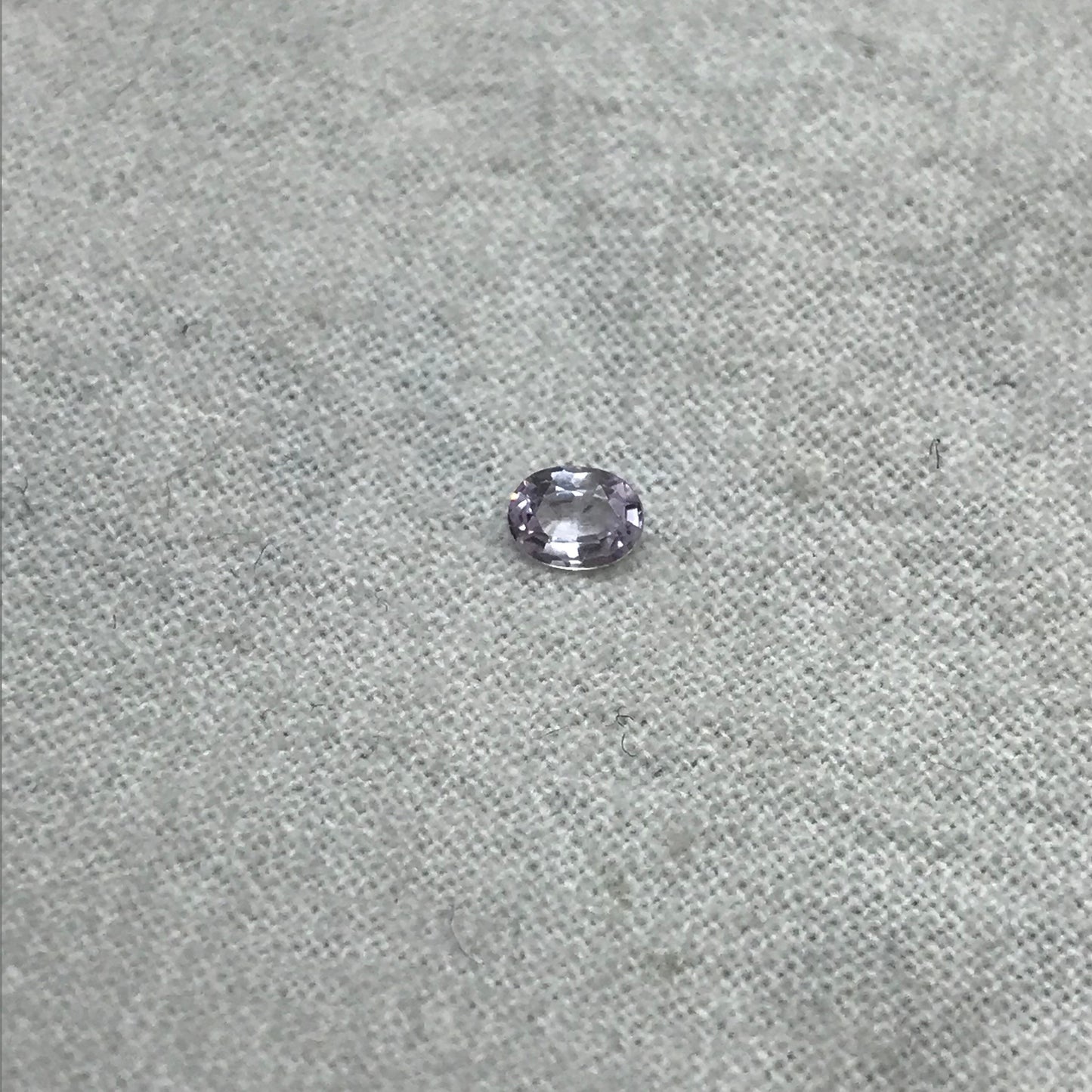 4x3mm Natural Light Pink Sapphire 0.21 Carats Oval Cut Faceted Loose Heated, Earth Mined Sapphire