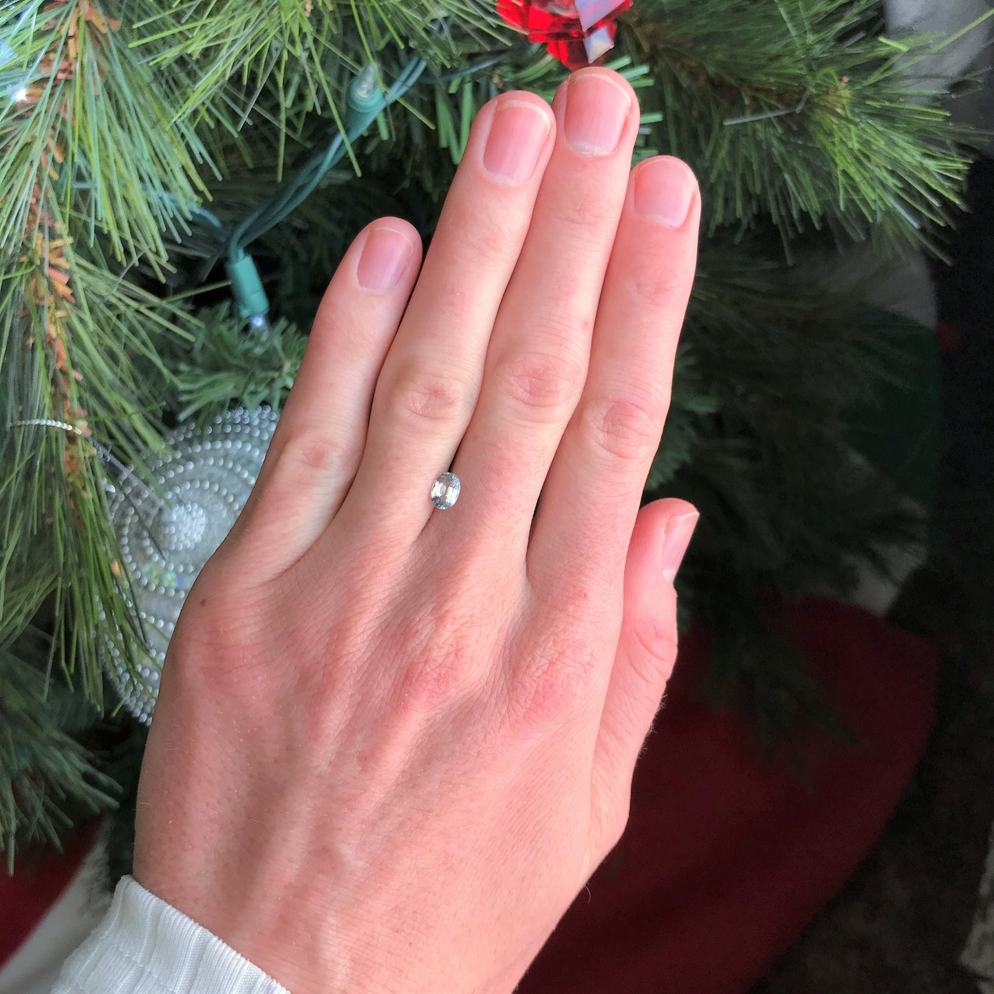 Color Change Natural Sapphire 6x4.4 mm Oval 0.73 Carat - Light Purple to Green Gemstone - Corundum Gem Faceted Loose Unmounted