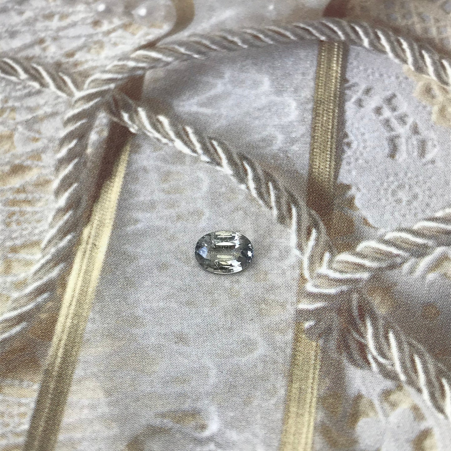 Color Change Natural Sapphire 6x4.4 mm Oval 0.73 Carat - Light Purple to Green Gemstone - Corundum Gem Faceted Loose Unmounted