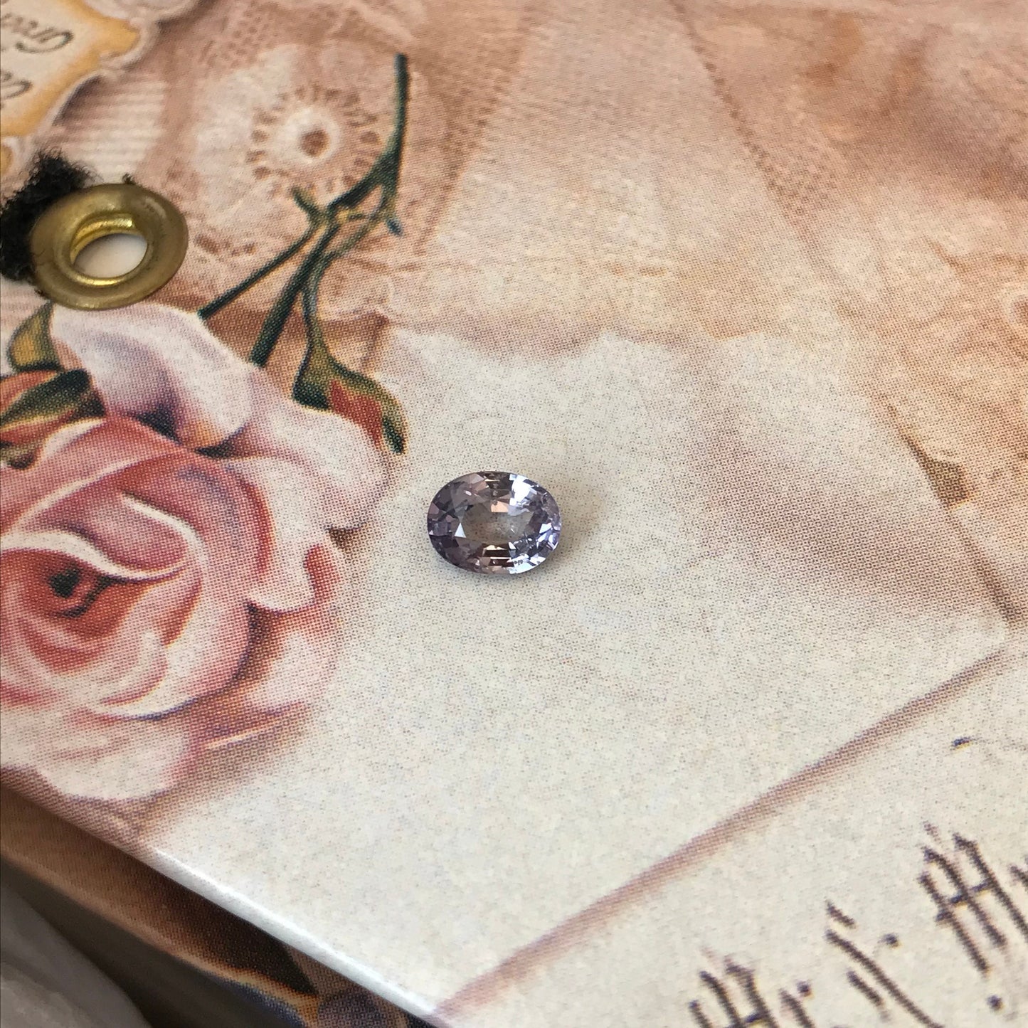 Natural Lavender Purple Sapphire 0.87 carat 6.3 x 4.8 mm Oval Cut, Faceted Loose Gemstone Light Purple Unmounted Gem