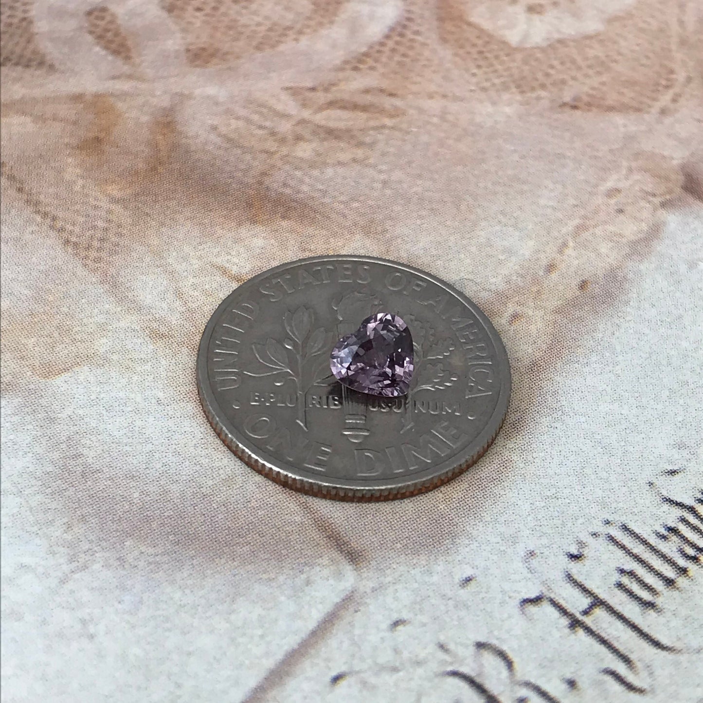4.5mm Natural Purple Sapphire 0.47 Carat Heart Cut 1/2 carat Gem, Faceted Loose Gemstone, Unmounted Sapphire