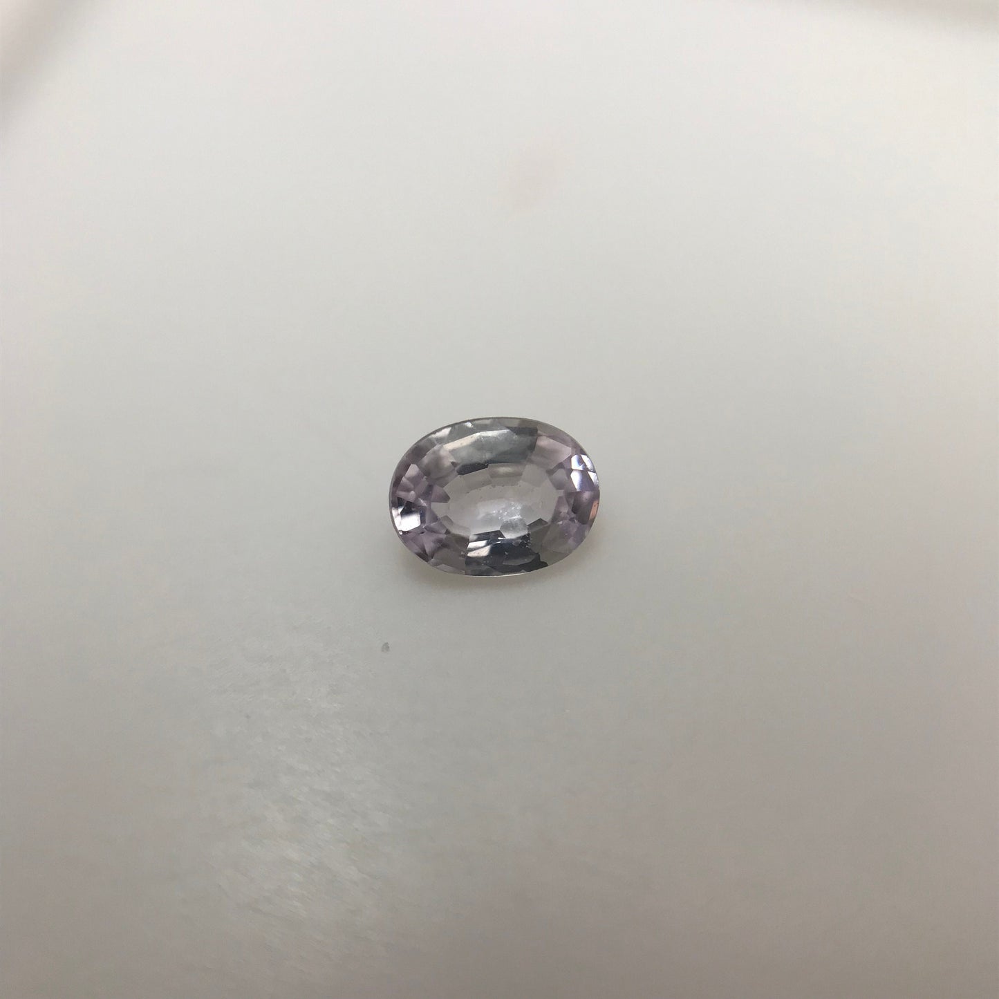 4x3mm Natural Light Pink Sapphire 0.21 Carats Oval Cut Faceted Loose Heated, Earth Mined Sapphire