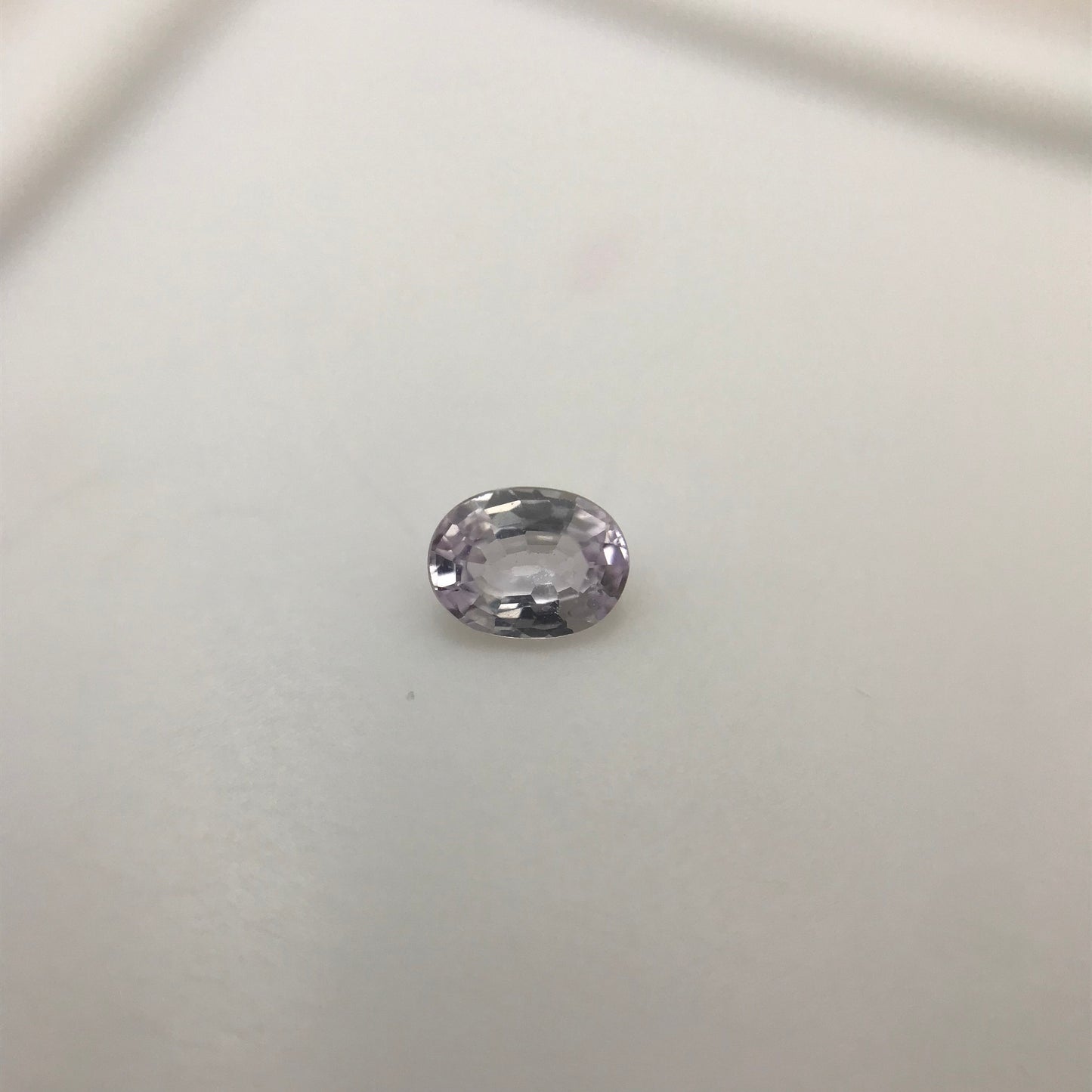 4x3mm Natural Light Pink Sapphire 0.21 Carats Oval Cut Faceted Loose Heated, Earth Mined Sapphire