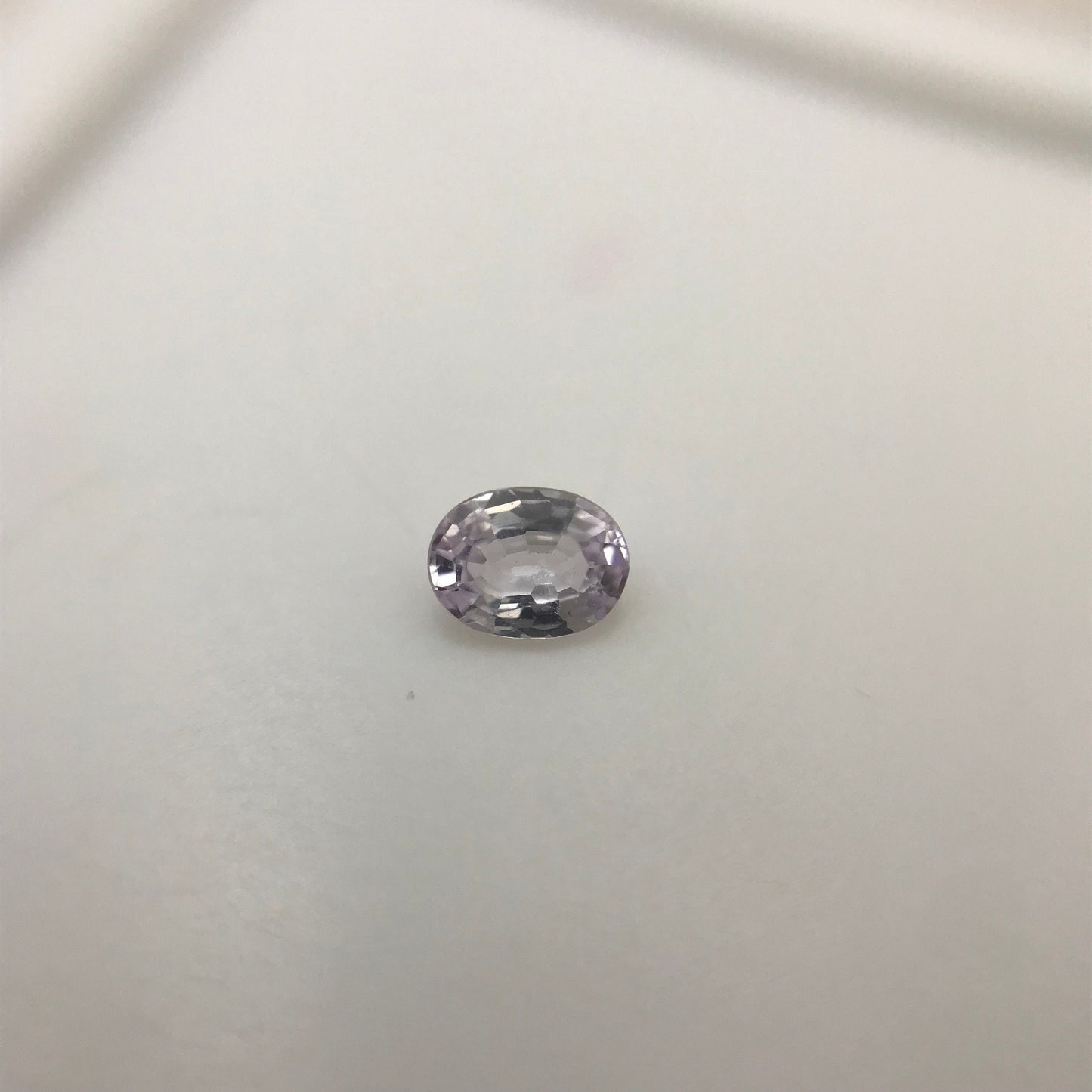 4x3mm Natural Light Pink Sapphire 0.21 Carats Oval Cut Faceted Loose Heated, Earth Mined Sapphire