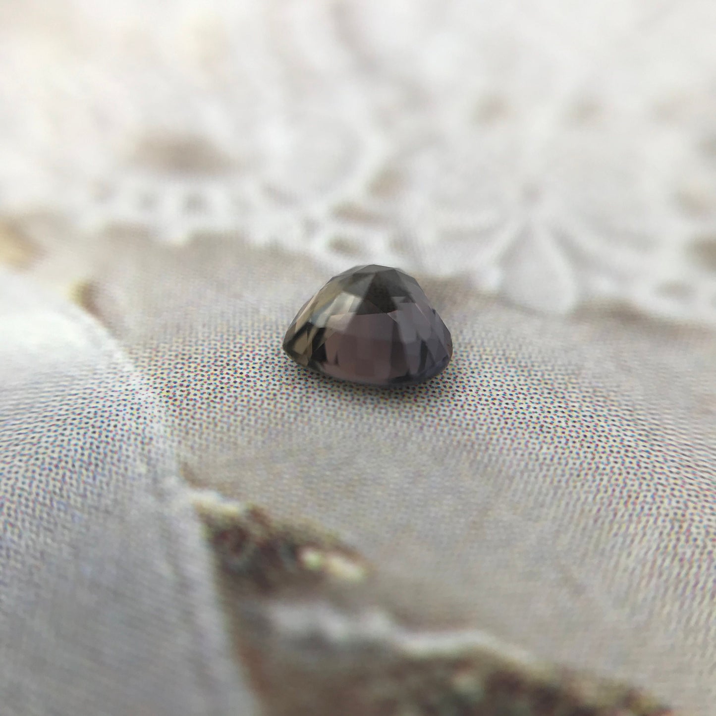 4.3mm Natural Purple-Green Sapphire 0.41 Carat Heart Cut Gem, Faceted Loose Gemstone, Unmounted Sapphire