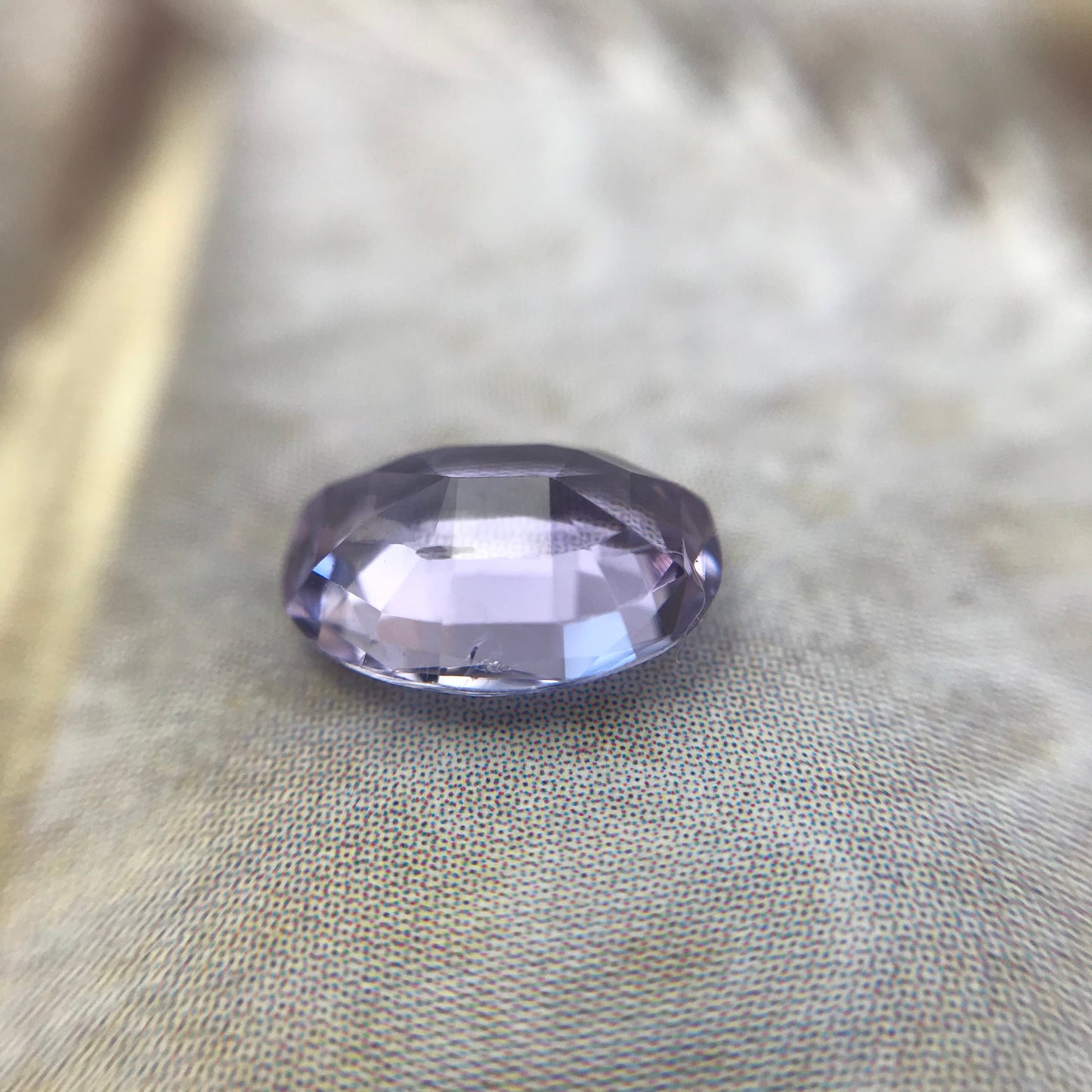 Natural Purple Sapphire 1.64 carat 8.3x6mm Oval Cut, Faceted Loose Gemstone Lavender Purple Unmounted Gem Fancy Color Sapphire
