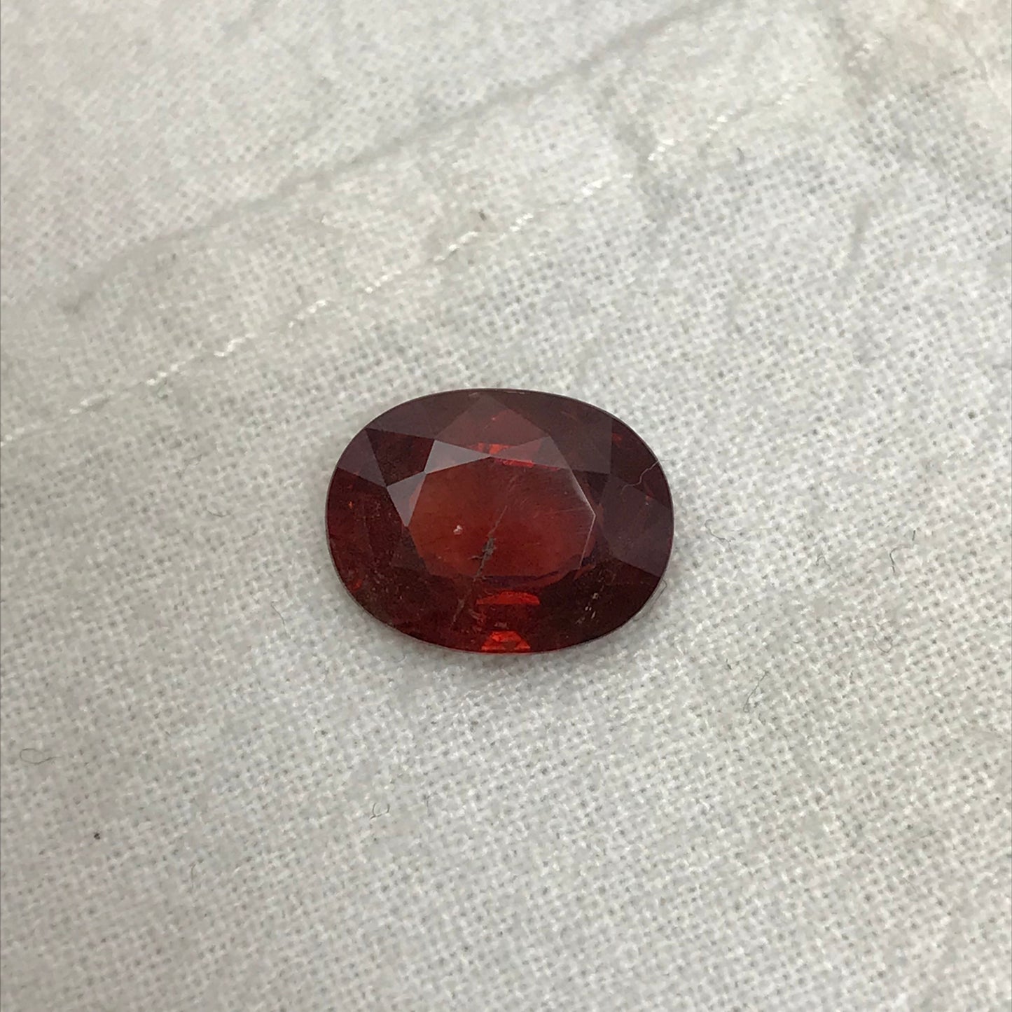 4.83 Ct Spessartite Garnet, 11.5x8.8mm Orangey Red Garnet