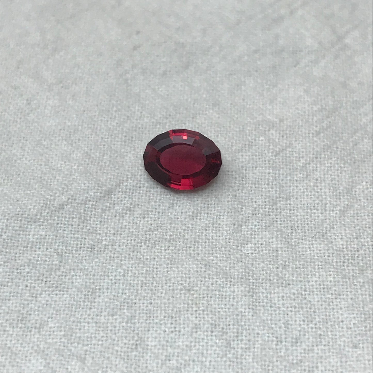 GIA Certified Burma Red Spinel 9x6.8mm 1.71 carat Oval Round Faceted Loose Gem, Step Cut Natural Spinel