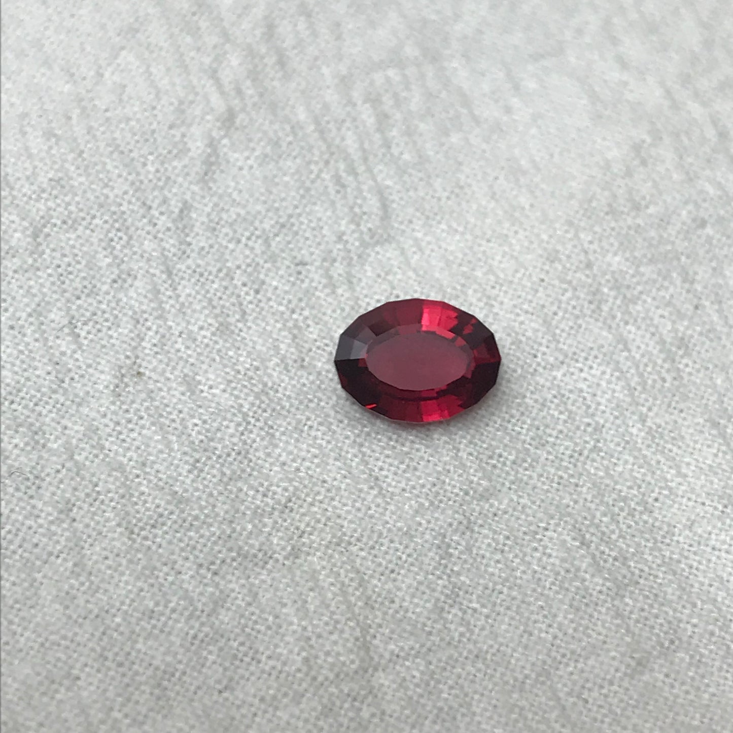 GIA Certified Burma Red Spinel 9x6.8mm 1.71 carat Oval Round Faceted Loose Gem, Step Cut Natural Spinel