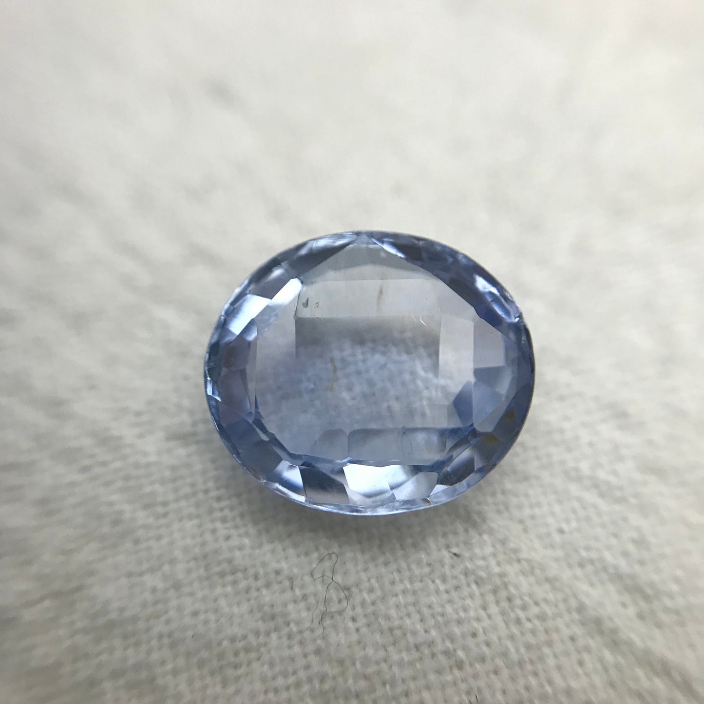 5.51 Ct. Sri Lanka Blue Sapphire GIA Certified Natural Unheated 11.6x10mm Oval cut Faceted Loose  Light BlueSapphire