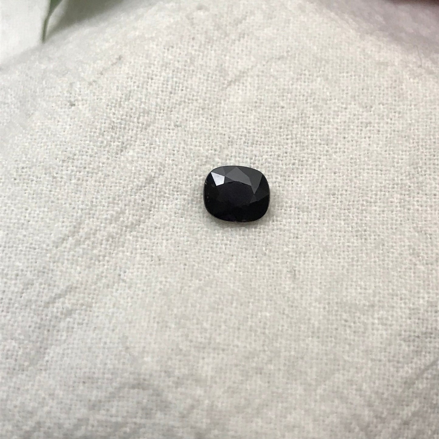 6x5mm Natural Purple Spinel 0.82 Cushion Cut, Faceted Loose Gemstone, Dark Purple Stone