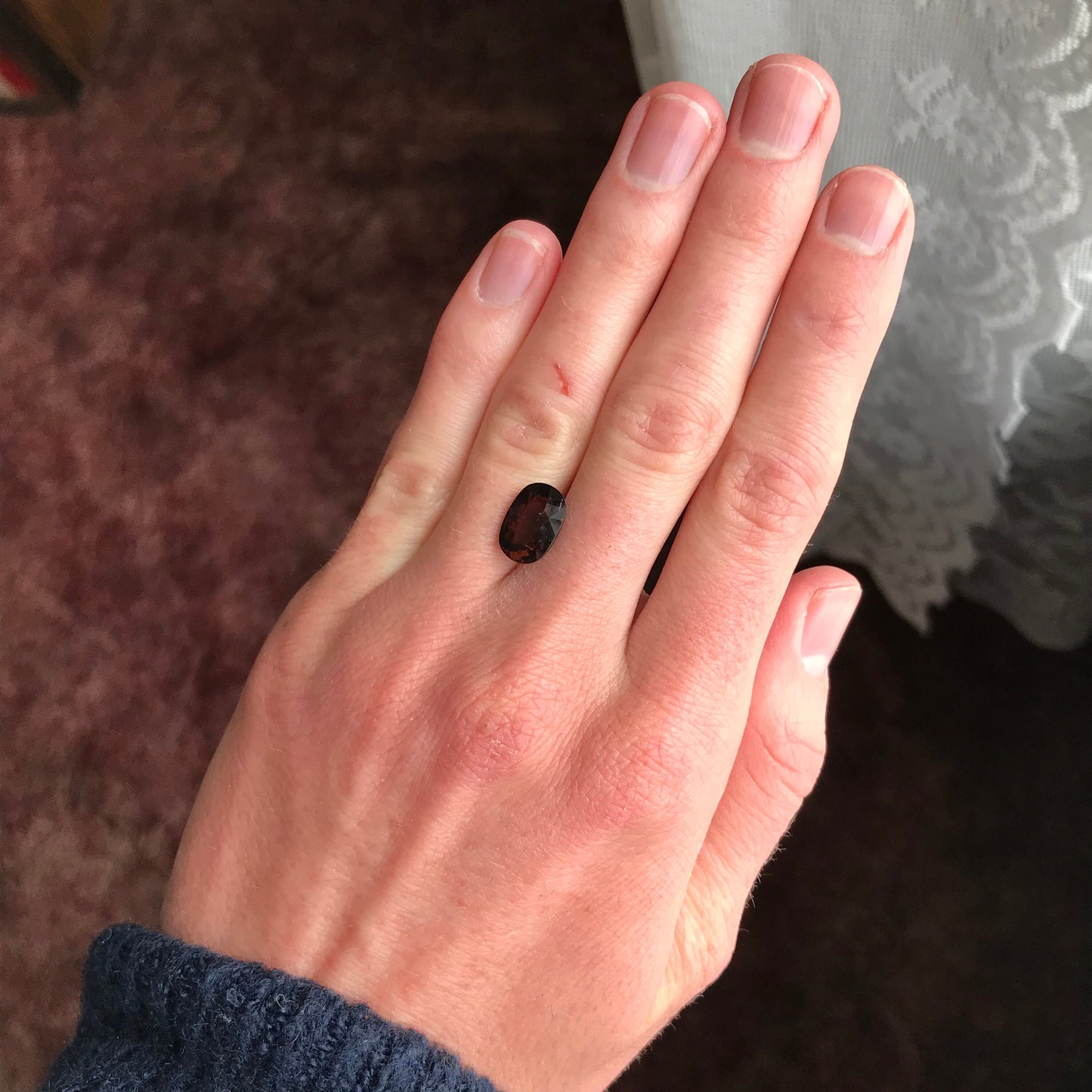 Natural Purple Pink Tourmaline 3.34 carat 11.5x8mm Oval Cut, Unmounted Faceted Loose Gemstone