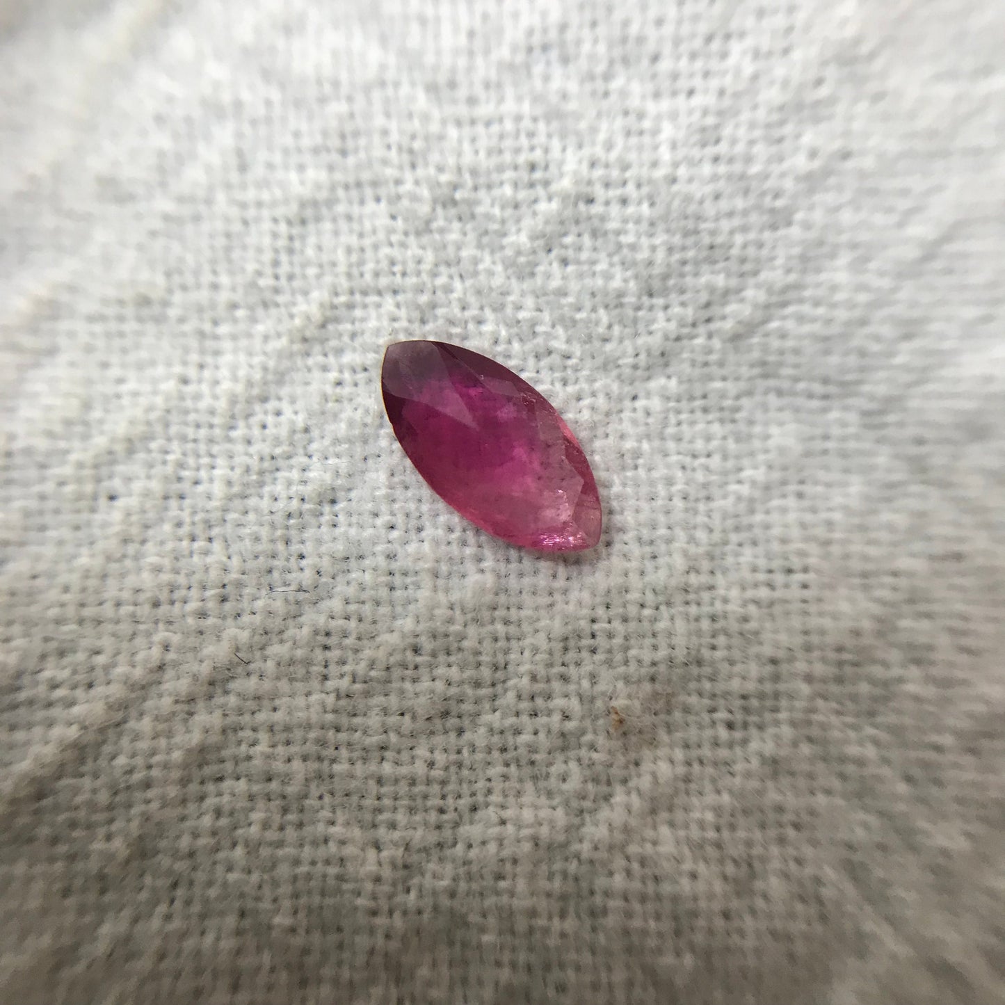 0.25 Ct. Utah Red Beryl, Faceted Bixbite, 7.2x3.7mm Marquise Cut, Red Beryl