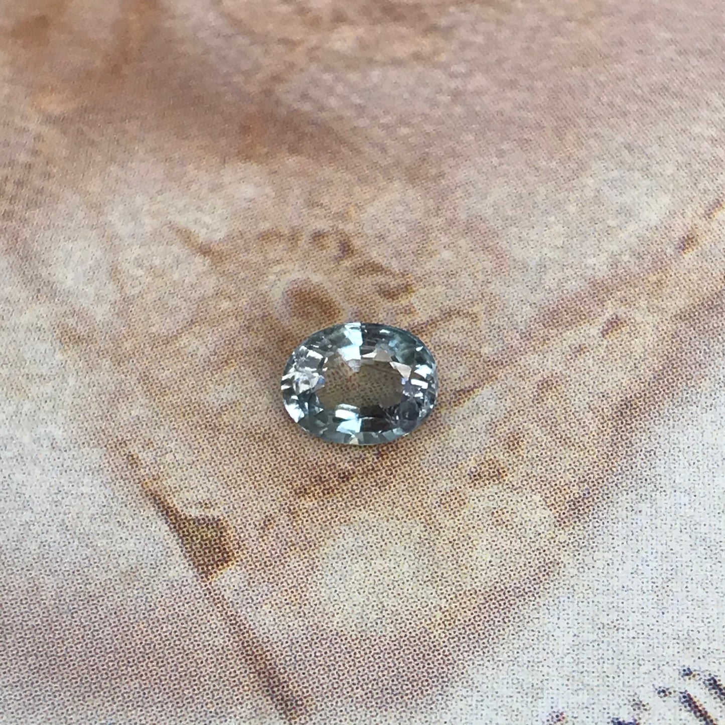 Natural Light Bluish Green Tourmaline 0.53 Carat 5.8x4.5mm, Faceted Loose Gemstone Oval Cut Tourmaline,