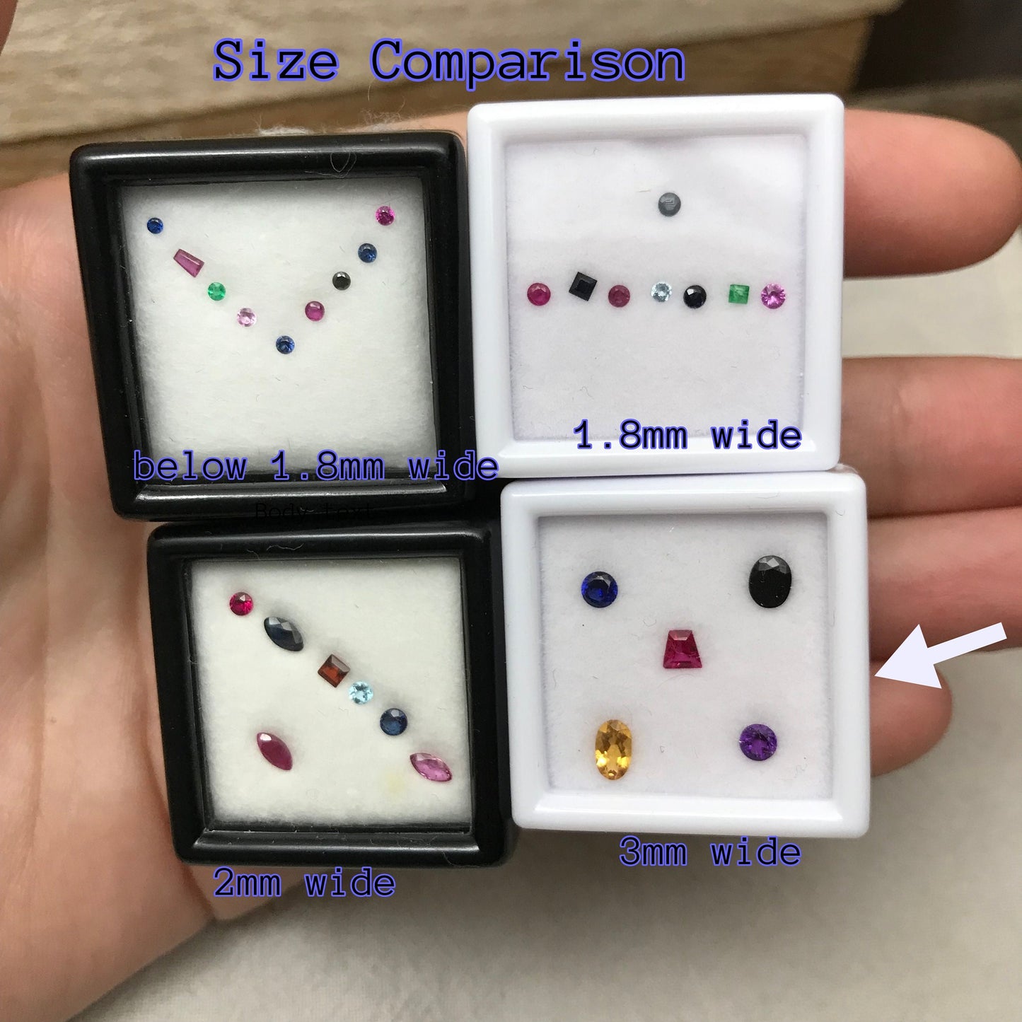 5 Gemstone Mix, 3mm wide Loose Faceted Gems, Loose SMALL Gems, Topaz, Citrine, Amethyst, Ruby, Sapphire, Emerald, Surprise Gems