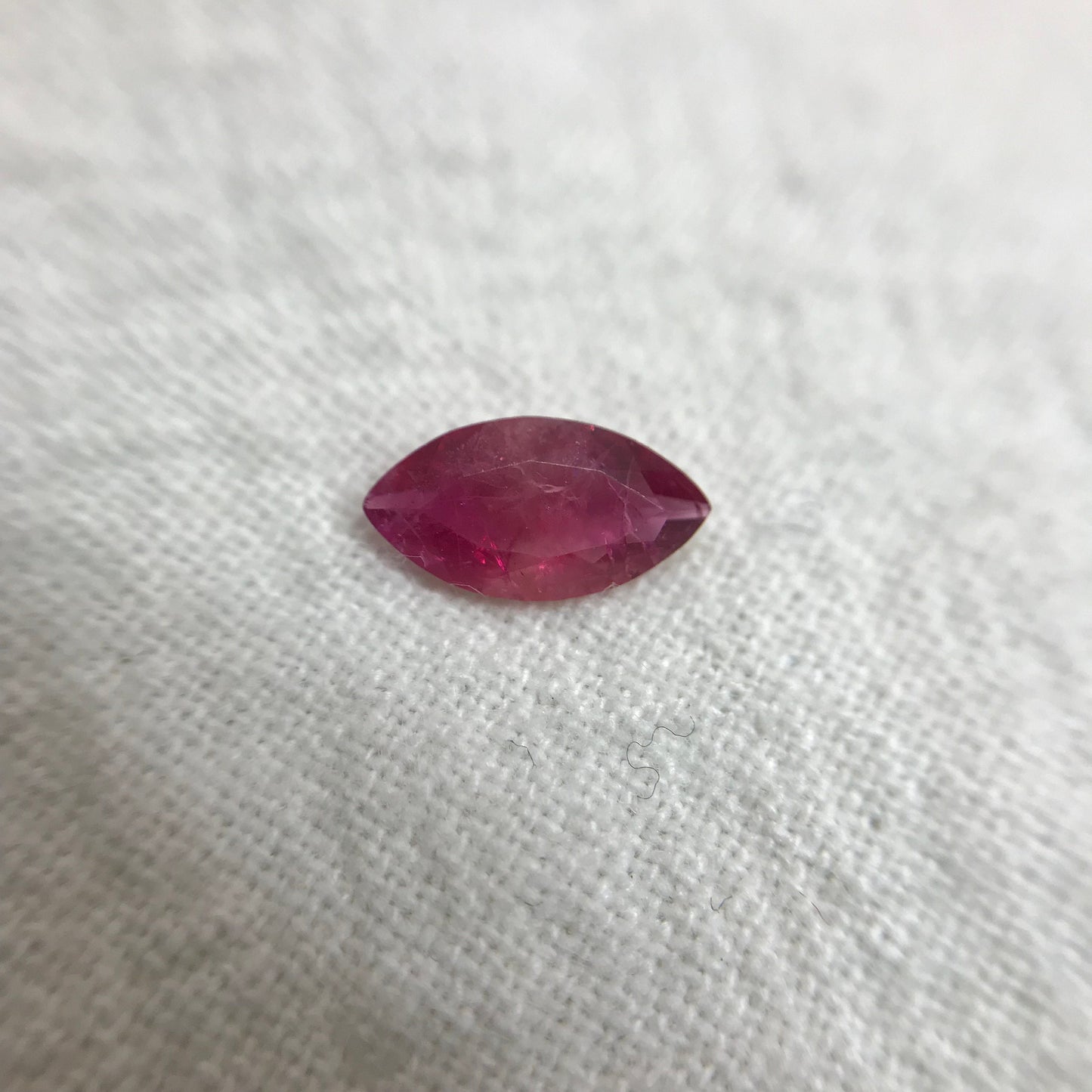 GIA Certified Red Beryl 0.38 Ct, 7.9x4.2mm Marquise Cut, Natural Wah Wah Utah Red Beryl, Faceted Bixbite, 8x4mm Marquise