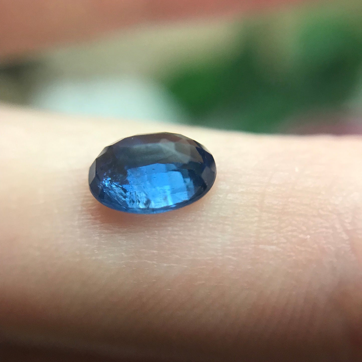7x5mm Natural Blue Sapphire 1.09 Carats Oval Cut Medium Blue Sapphire Faceted Loose Sapphire